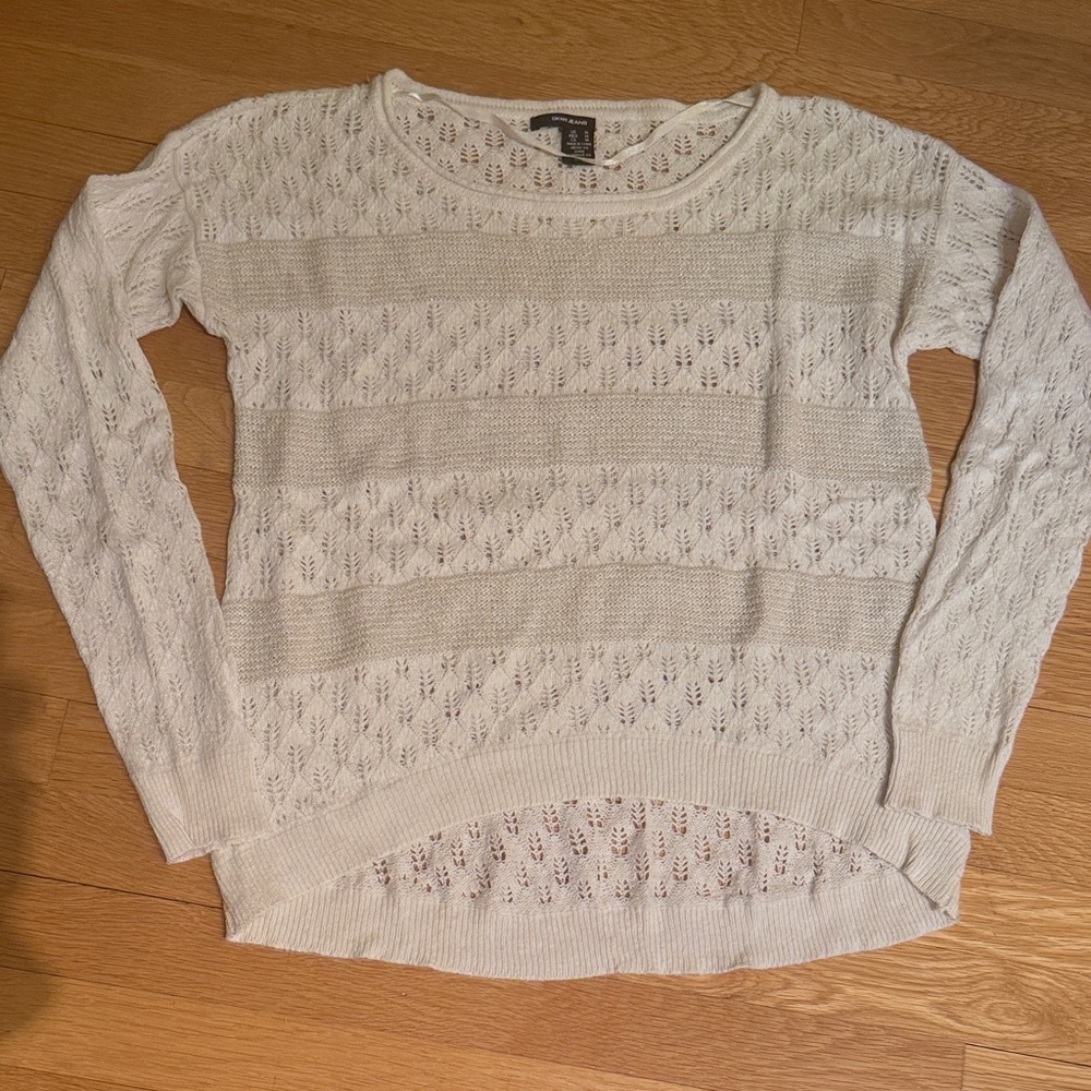 ☀️3/$15 DKNY Jeans Knit Shimmer Sweater Medium